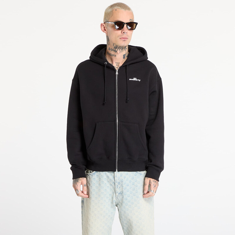 Mikina Awake NY Crown Logo Full-Zip Hoodie Black XXL 65727571