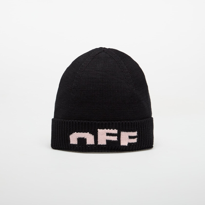 Čiapka OFF-WHITE KIDS Type Logo Beanie Black/ Soft Pink II 65727614