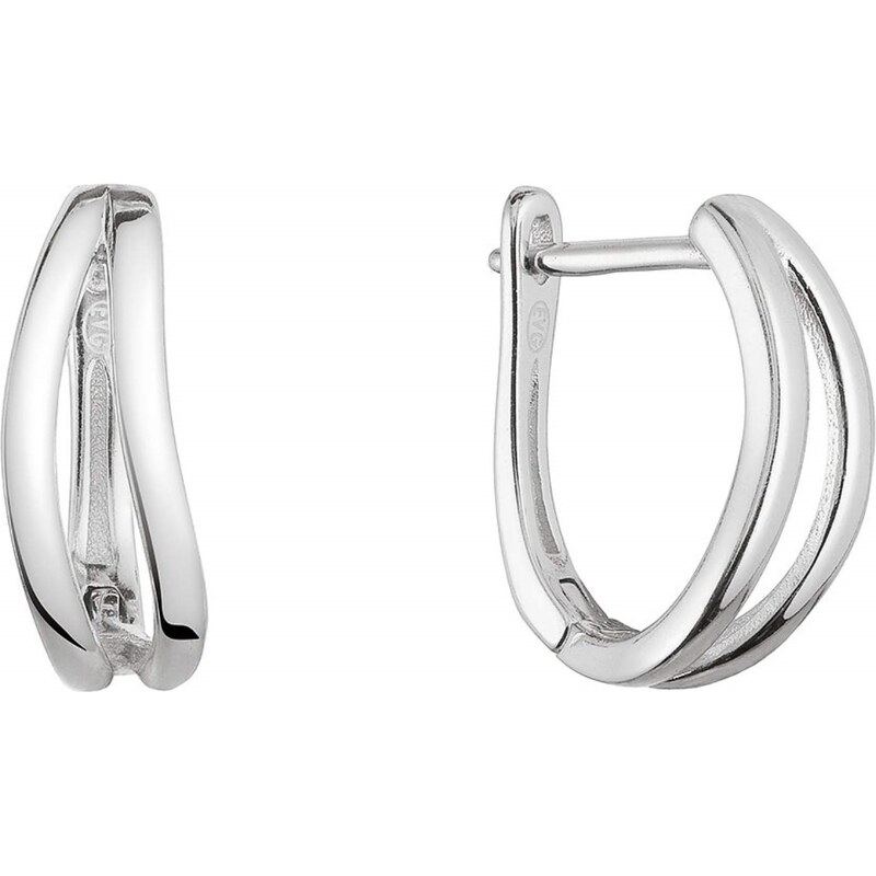 Evolution Group Nežné kruhové náušnice zo striebra 61018 66583711