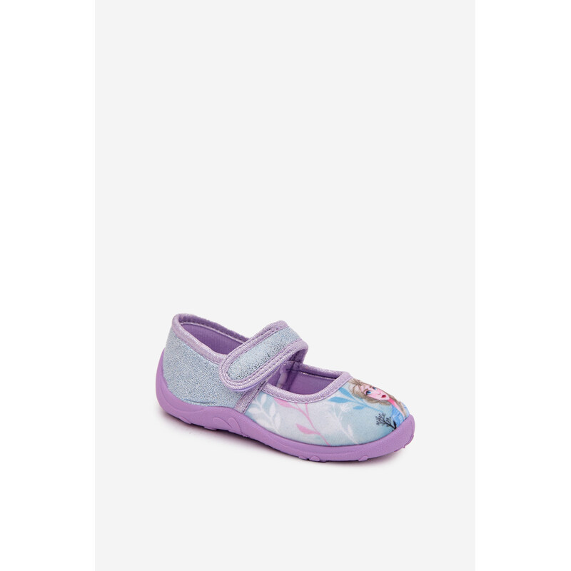 Boto Balerínky Detské Papuče Na Suchý Zips Frozen Krajina Ľad Modrá 66052872