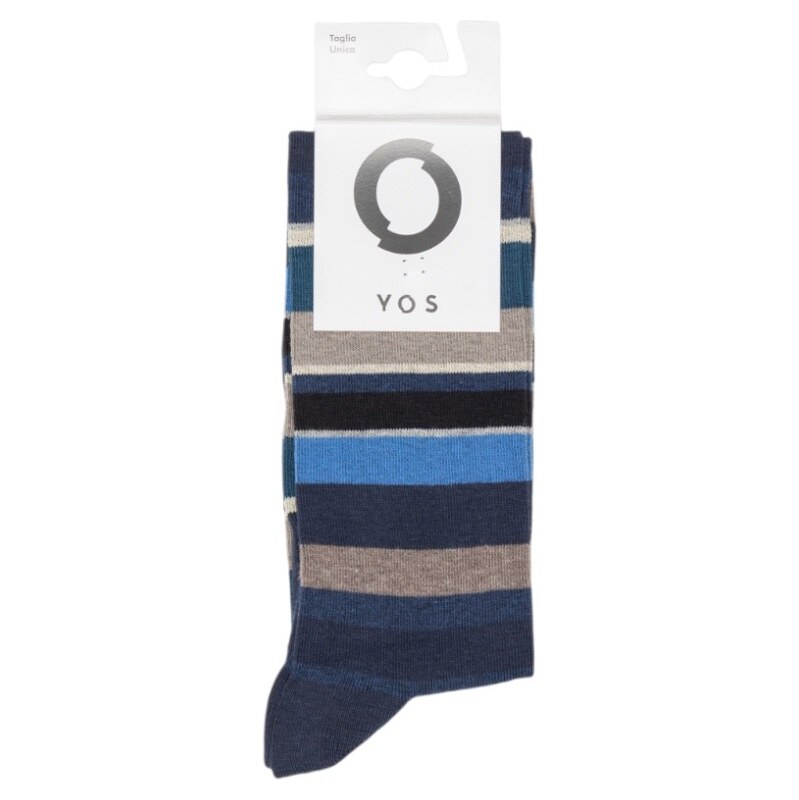Pánske pruhované podkolienky Yos 66807917