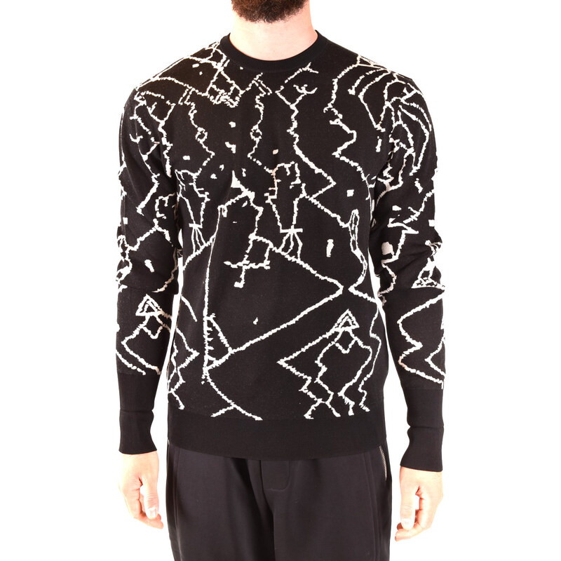 Neil Barrett pánsky sveter s geometrickým vzorom 66808833