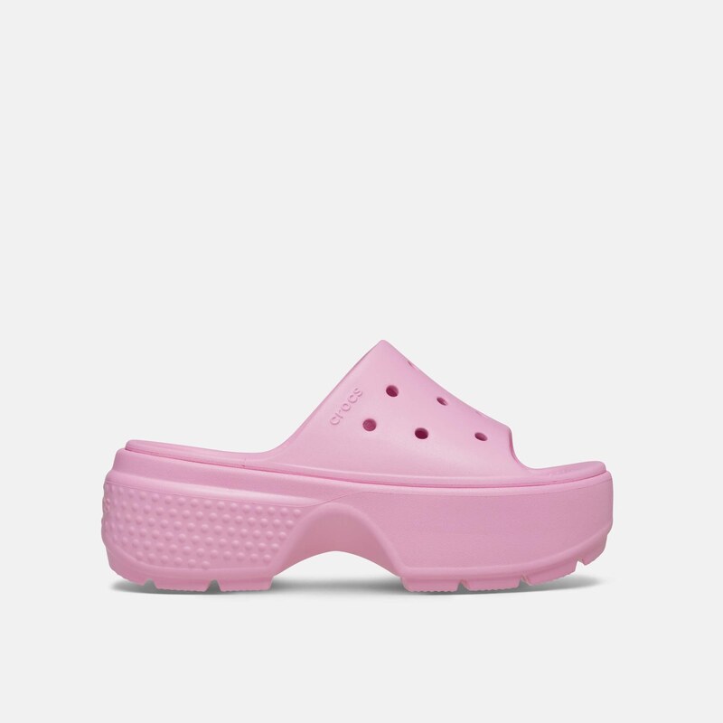 Crocs Stomp Slide Pink Tweed 65729142
