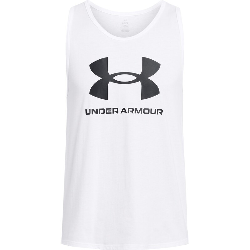 Under Armour Sportstyle Logo Tank Top White / / Black 65730379