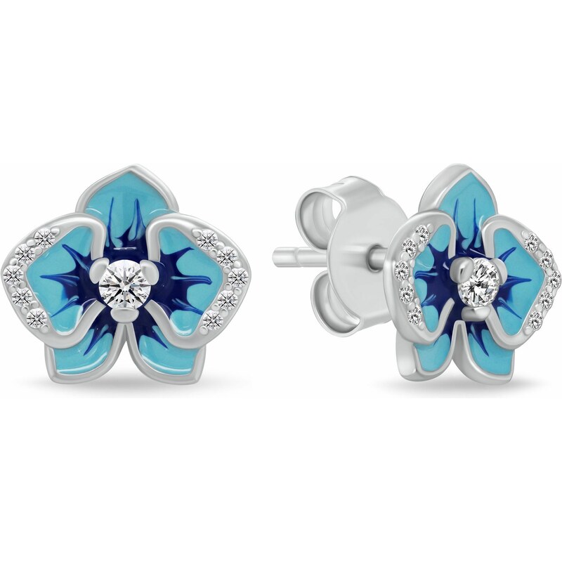 Brilio Silver Úchvatné strieborné náušnice Kytičky EA1223WLB 66584228