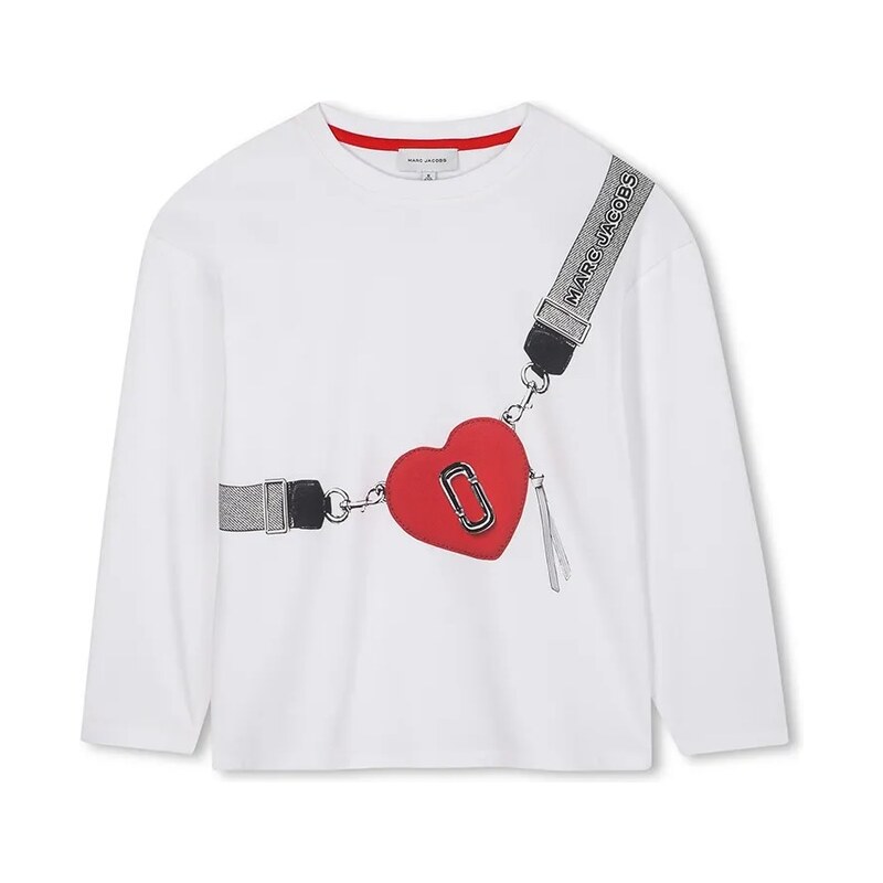 Detská bavlnená košeľa s dlhým rukávom Marc Jacobs 65773980
