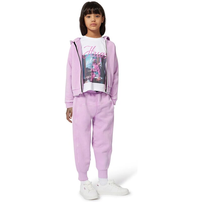 Detské bavlnené tričko HUGO 65773774