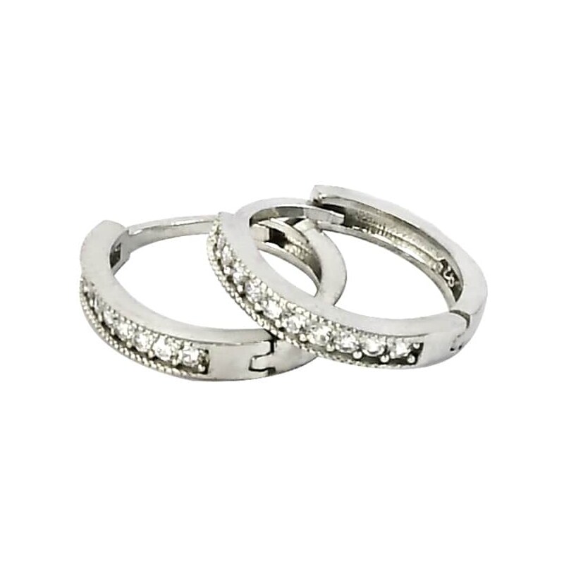 Strieborné náušnice Glare 920 65734738