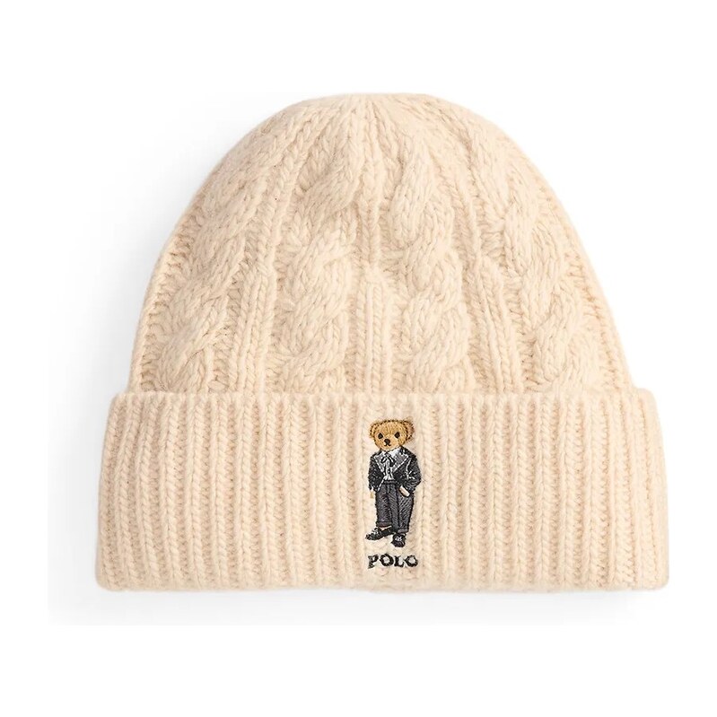 Čiapka s prímesou vlny Polo Ralph Lauren 65773917