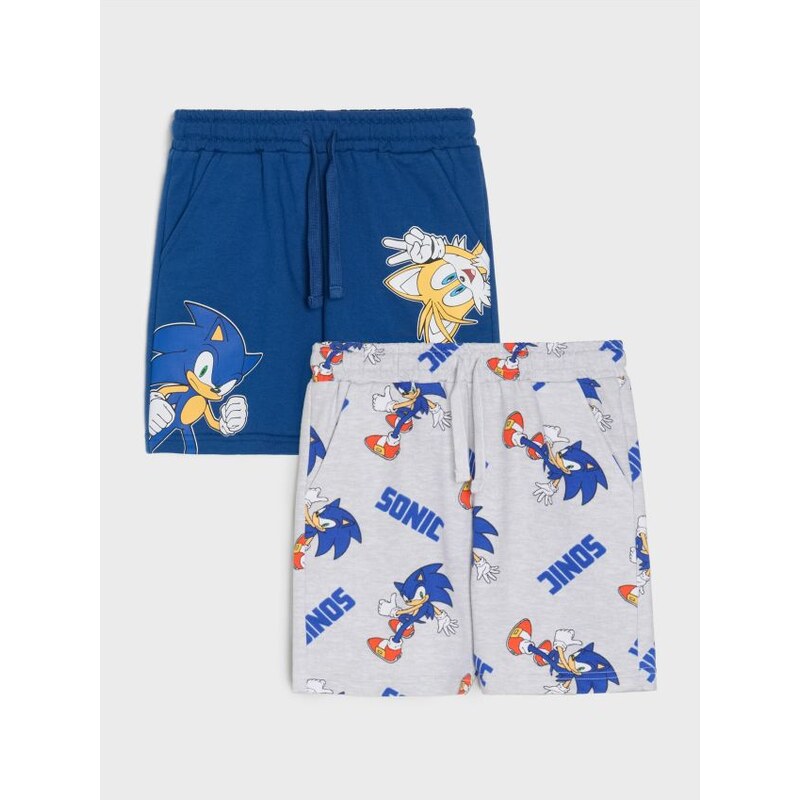Sinsay - Súprava 2 šortiek Sonic The Hedgehog - viacfarebná 65747712