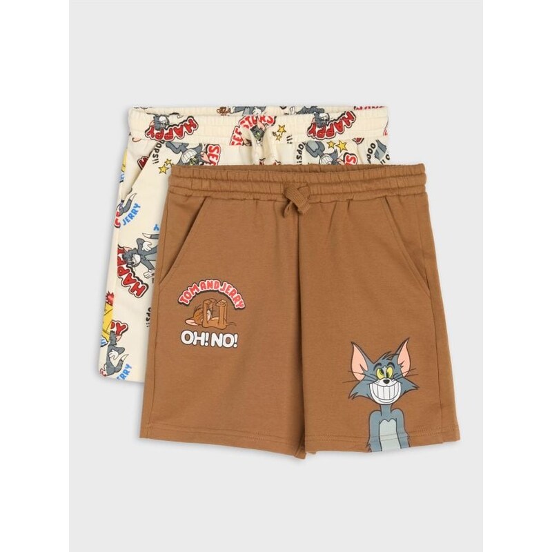 Sinsay - Súprava 2 šortiek Tom and Jerry - viacfarebná 65758181