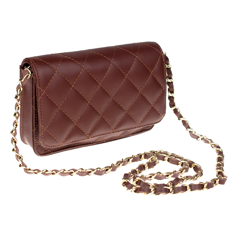 Hnedá kožená talianska crossbody kabelka Milva Marrone NovaKabelka.sk 65763170