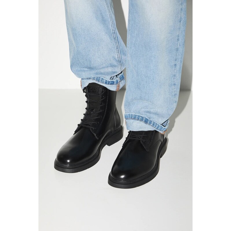 Kožené vysoké topánky Medicine 66514469