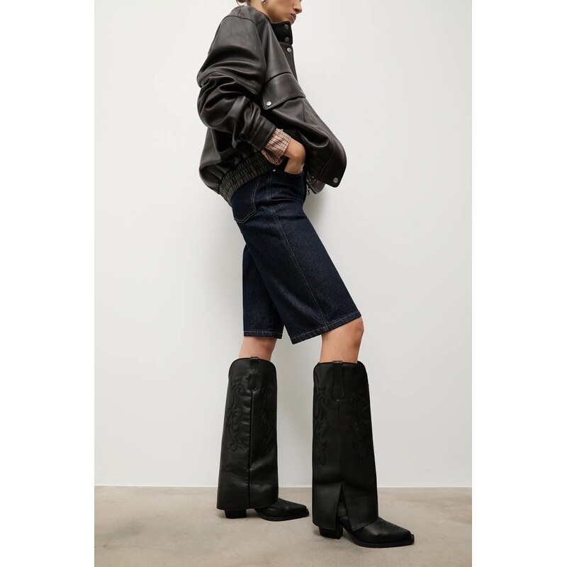 Kožené kovbojské topánky Answear.LAB 65471812