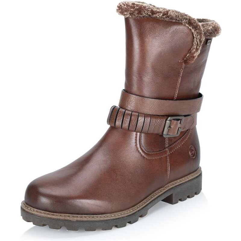 RIEKER Dámska členková obuv REMONTE D3C72-22 hnedá W5 65762955