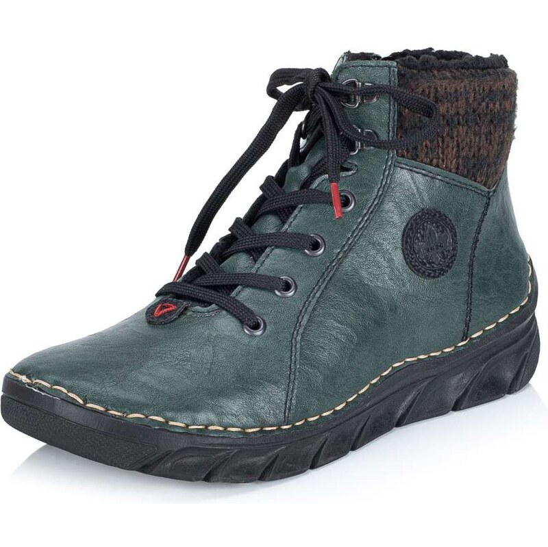 Dámska členková obuv RIEKER 55040-54 zelená W5 65762956