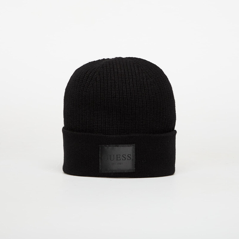 Čiapka GUESS Brenton Beanie Black M 65763052