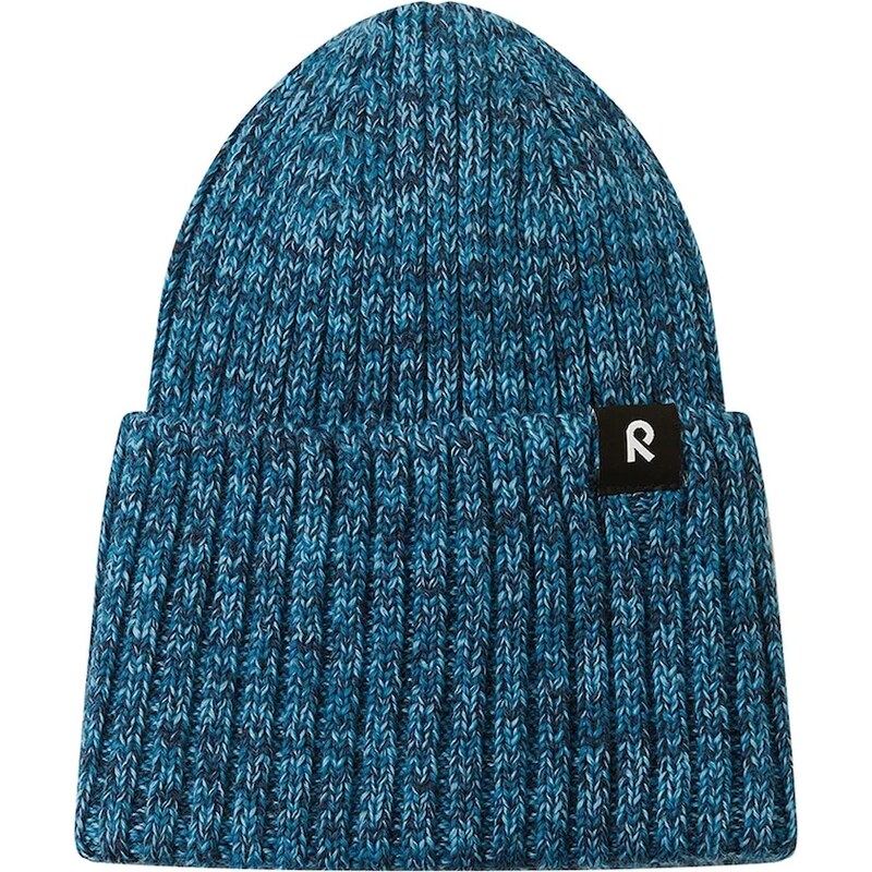 Detská čiapka s prímesou vlny Reima Villaisa modrá farba, 5300282B