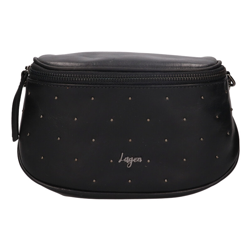 Lagen Kožená ľadvinka 212530 čierna 65763165