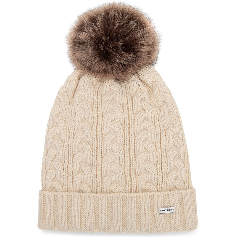 Wittchen Dámska svetlobéžová čiapka s brmbolcom — teplo a štýl na 66067223