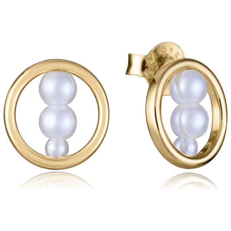 Viceroy Pozlátené náušnice so syntetickými perlami 2307E100-60 66586957