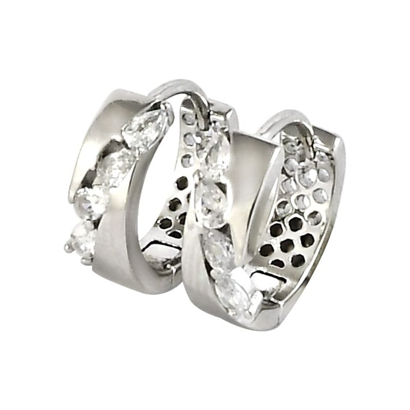 Strieborné náušnice Glare 921 65763171