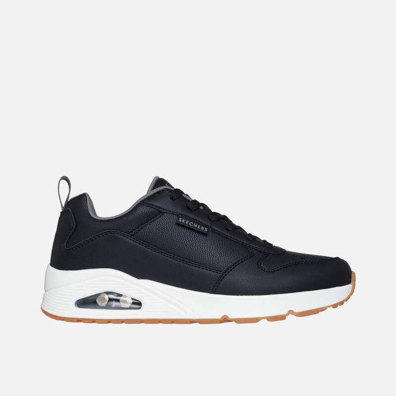Pánske čierno-šedé tenisky Skechers Uno - Alder 65767506