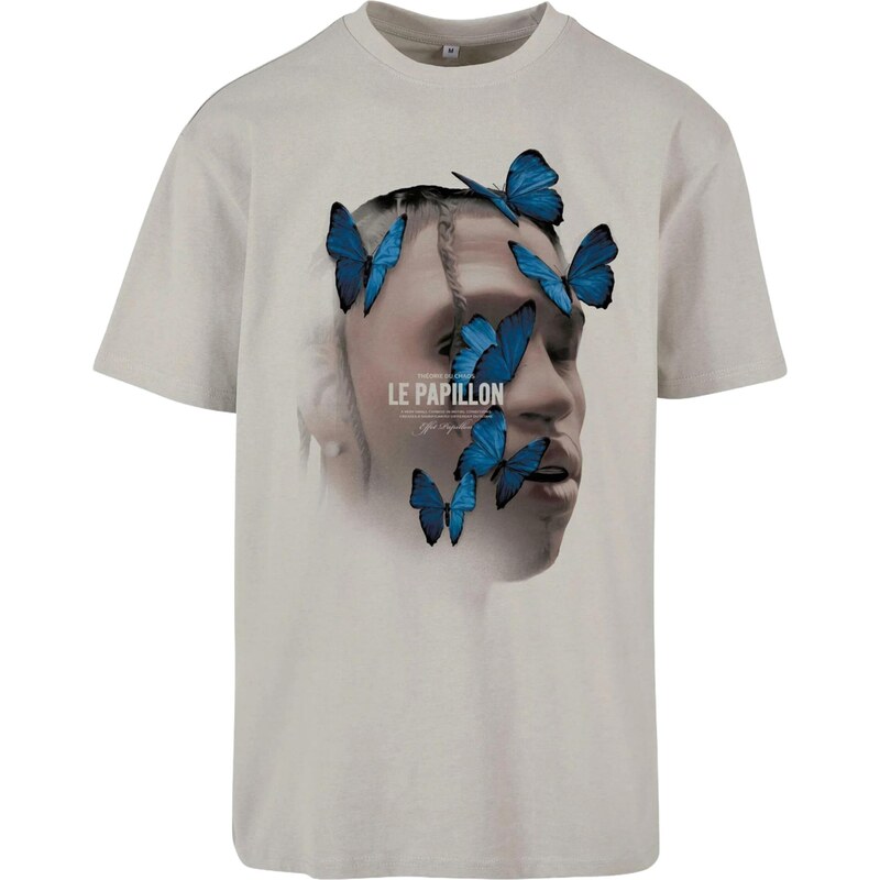 MT Upscale Tričko Le Papillon piesková / modrá / hnedá / čierna 64472409