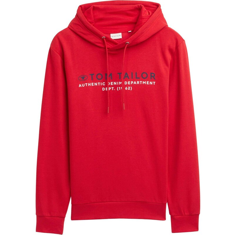 bonprix Mikina s kapucňou Tom Tailor, farba červená 65763296