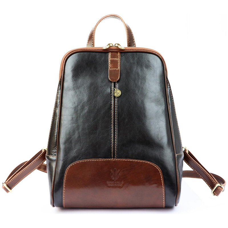 Kožený batoh Florence čierny (KZ2250831) 10l 65764781