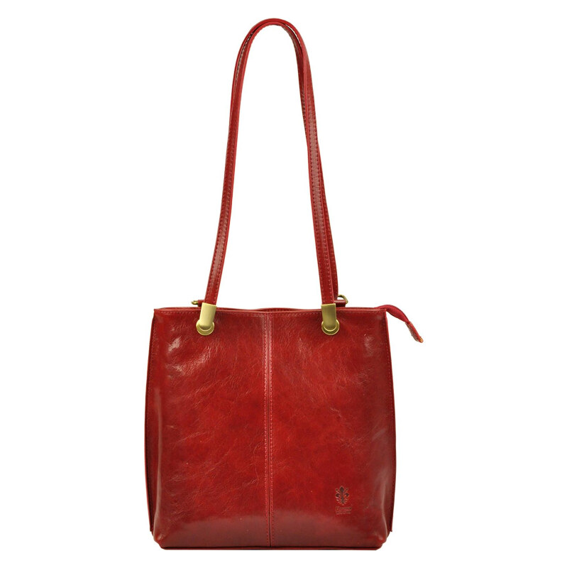 Kožená kabelka Florence červená KZ37193 65764799