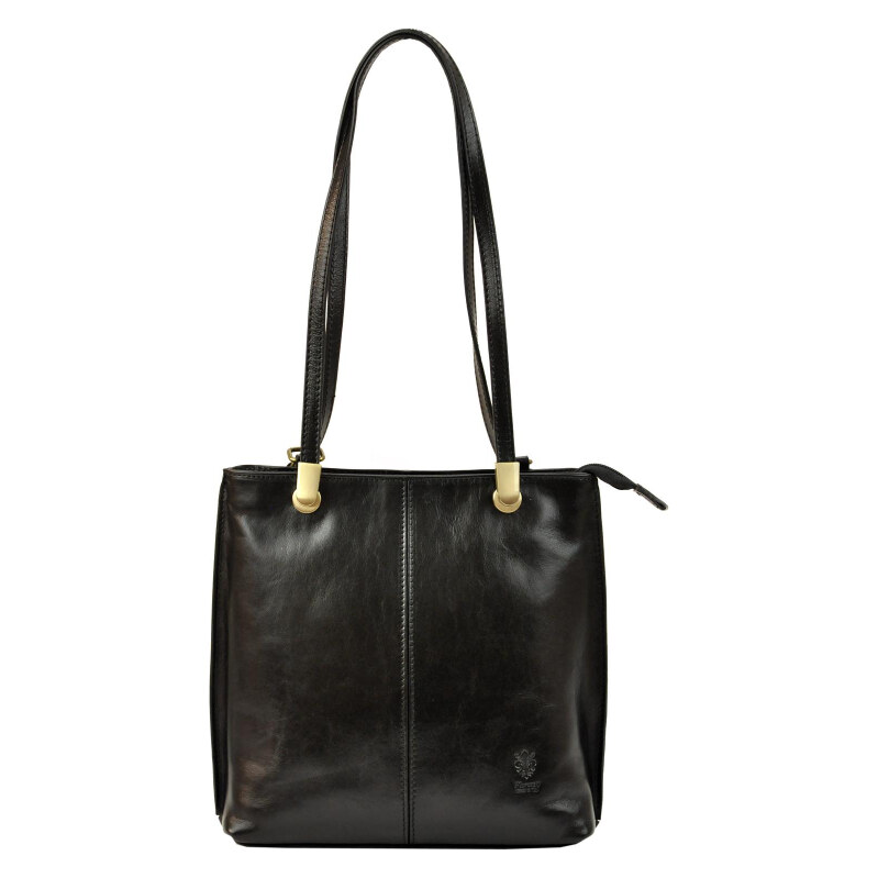 Kožená kabelka Florence čierna KZ37191 65764801