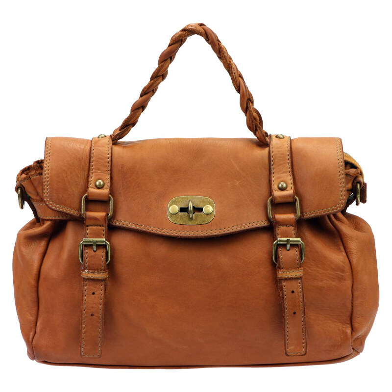 Kožená kabelka VS hnedá KZ49834 65764860