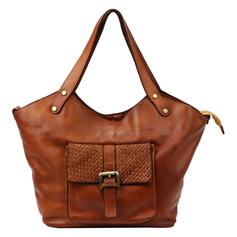 Kožená kabelka VS hnedá KZ48242 65764877