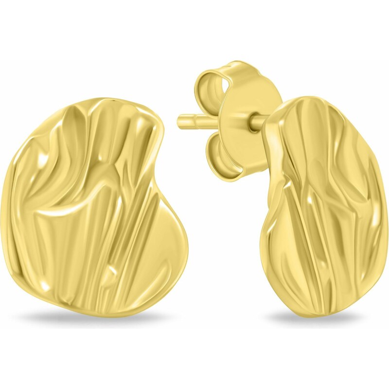 Brilio Silver Moderné pozlátené náušnice EA1217Y 66592769