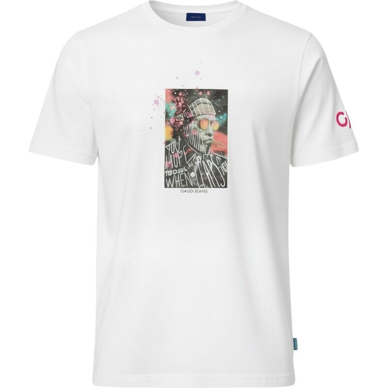 GAUDI Jeans Hope White tričko 65765599