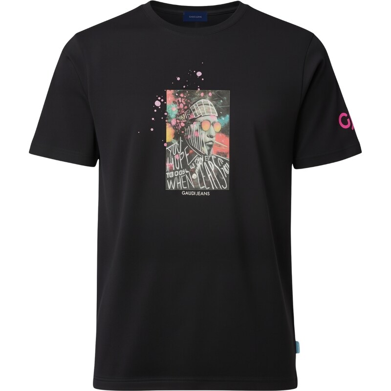 GAUDI Jeans Hope Black tričko 65765600