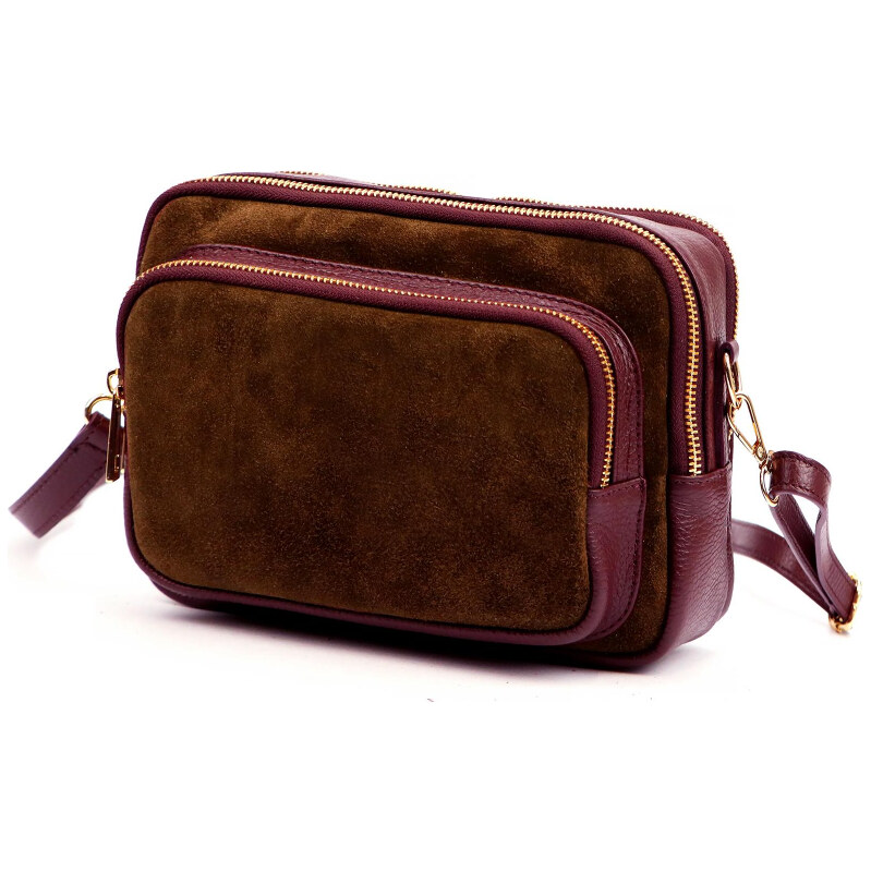 Kožená kabelka Luka bordo KZ2258722 65766390