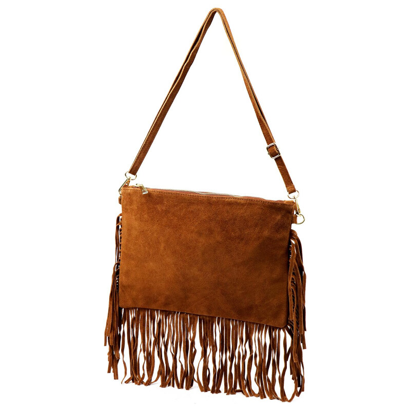 Kožená kabelka Luka hnedá KZ2258792 65766407