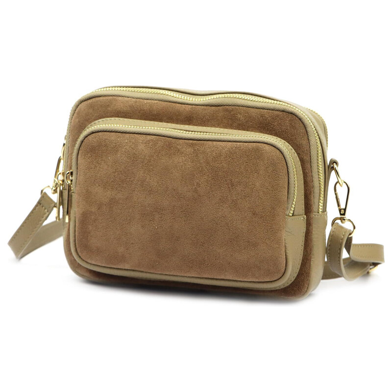 Kožená kabelka Luka béžová KZ2258718 65766417