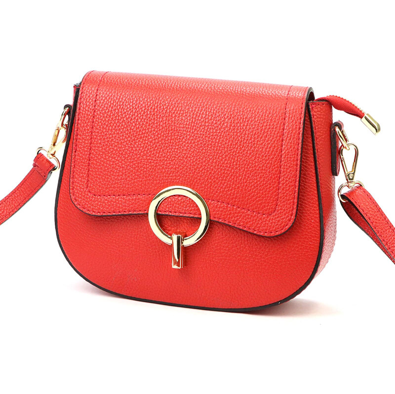 Kožená kabelka Luka červená KZ56292 65766477