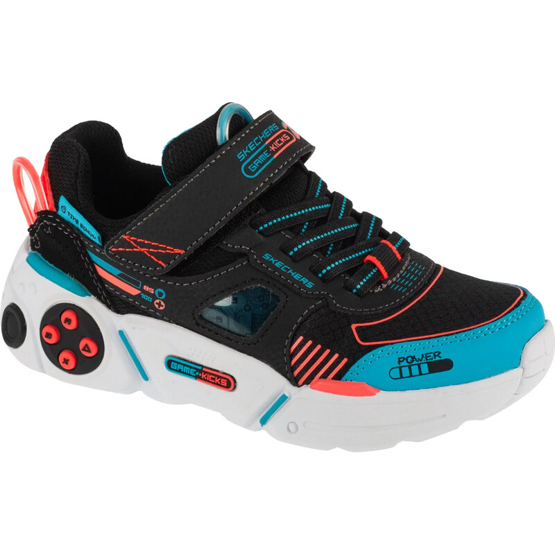 Čierne chlapčenské tenisky Skechers Gametronix 2.0 402270L-BKMT 57808646