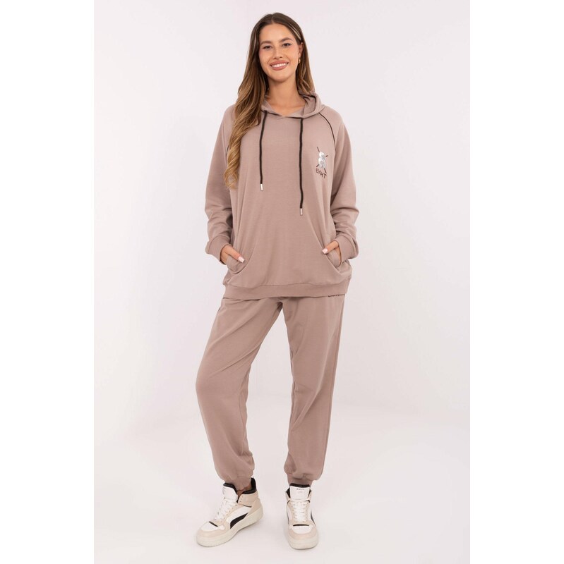 MladaModa Tepláková súprava s aplikáciou zo zirkónov model 88422 65780811