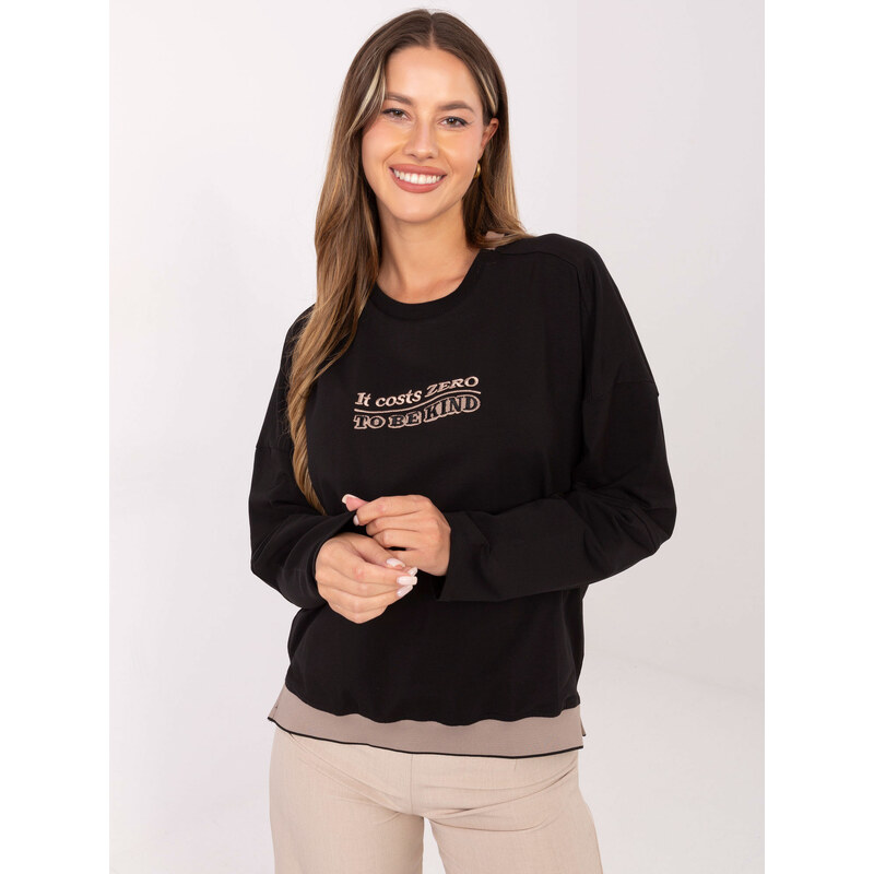 FPrice Blúzka RV BZ A907.08P čierna 65768161