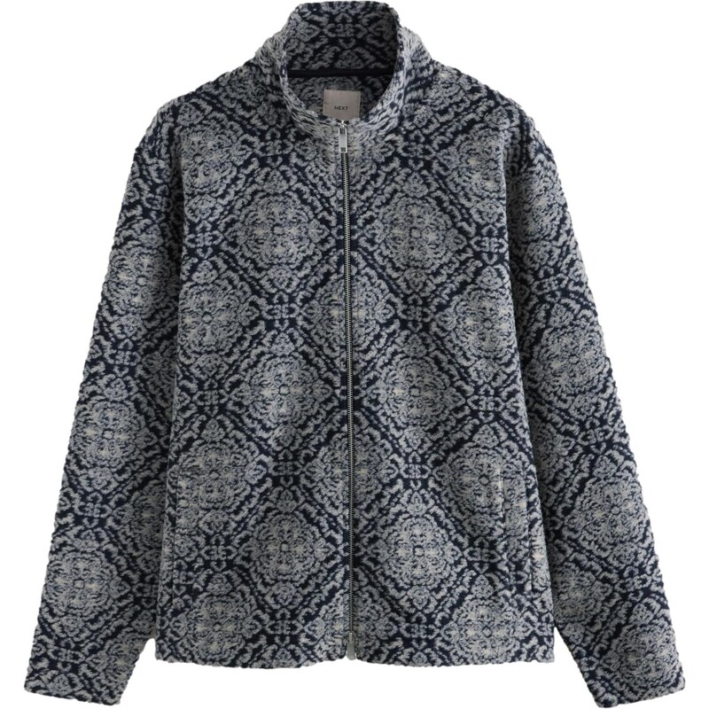 Next Flisová bunda námornícka modrá / sivá 65891895