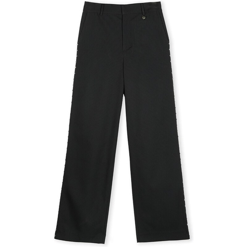 Lola Casademunt Nohavice sivá / striebornosivá / čierna 65884034