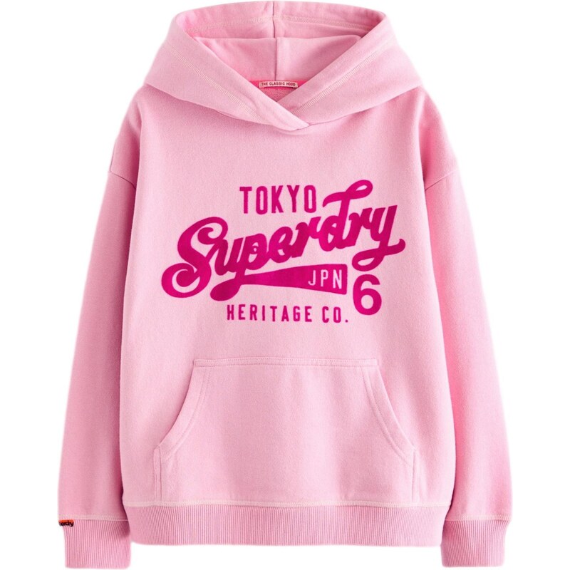 Superdry & Co Mikina ružová / tmavoružová 65893223