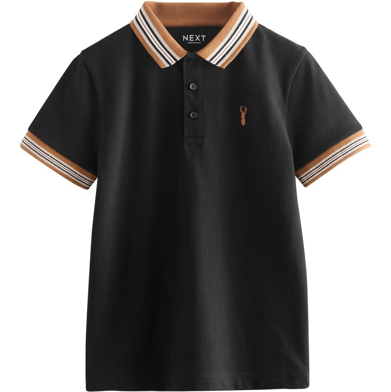 Next Tričko svetlohnedá / čierna / biela 65881616