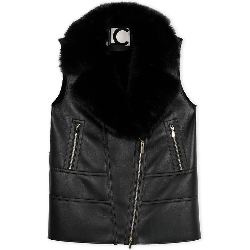 Lola Casademunt Vesta zlatá / čierna 65773002