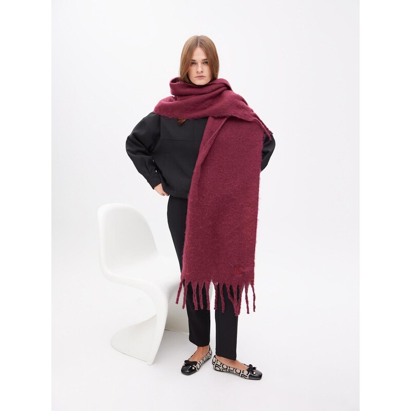 Lola Casademunt Šál bordová 65773184